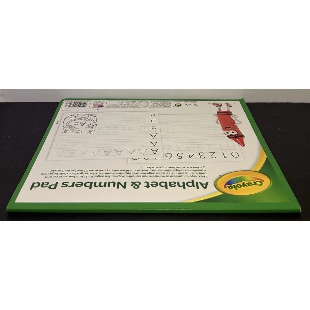 Crayola Alphabet Pad, Tracing Worksheets, 30 Pages, White, 10 x 8 Inches